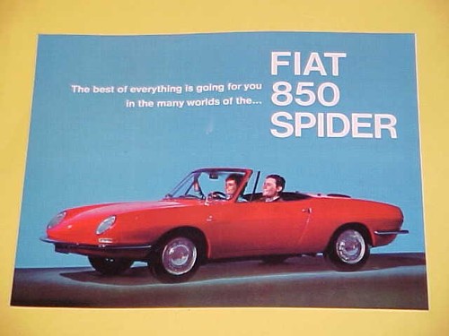 Fiat 850 spider - 850, convertibile