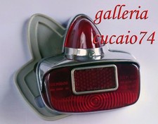 FANALE POSTERIORE VESPA VNB VBB GS 160 IN METALLO CROMATO SIEM CON GUARNIZIONE 