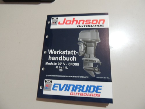 1992 manuale officina johnson - 1992,