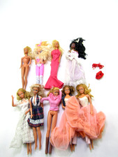 Lotto 9 bambole Barbie vintage