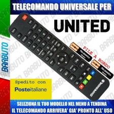 TELECOMANDO UNIVERSALE UNITED, SCEGLI IL TUO MODELLO, LO RICEVERAI GIA PRONTO