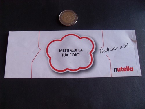 Adesivo nutella 17x6 - nutella,