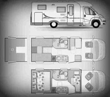 adria coral s 660 sl Blueprint