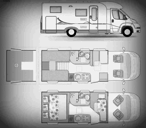 Adria coral 660 disegno - coral, s