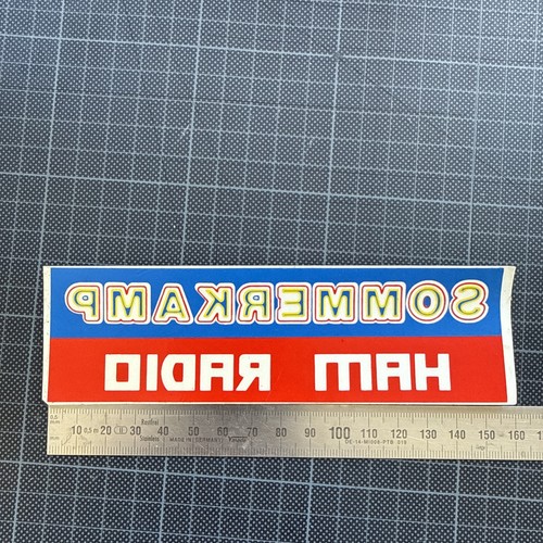 Vecchio adesivo ham radio - vecchio,