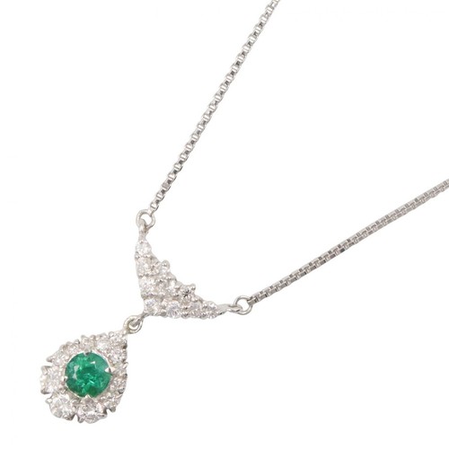 Collana jewelry con diamanti - collana,