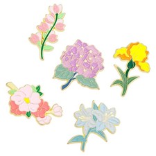  5 Pcs Spilla Fiore Per
