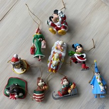 9 Personaggi Disney Grolier Decorazioni Natalizie