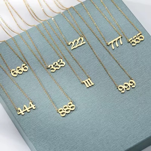 Collana numero angelo 111 - numero,