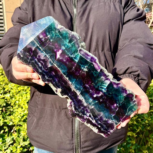 Colonna cristallo fluorite