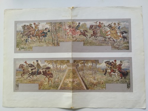 Antica stampa colori - antica,