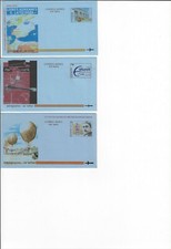 Spagna: 1991; 10 aerogrammi diversi, 8 inutilizzati + 2 annullati non cir, EBES-021