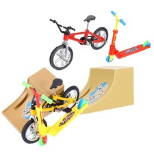  2 set tavolo kit bike competitivo per bambini finger bici kit rampa scooter