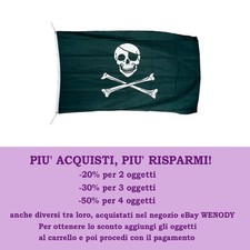 Bandiera dei pirati-Small Foot 2191-Dimensioni: 150x90cm-Sconto Natale 2025