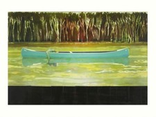 Peter Doig, stampa lago canoa