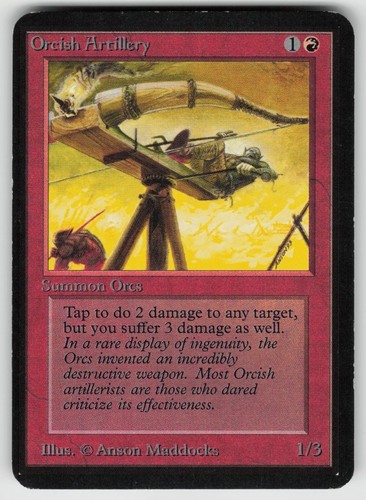 Orcish artillery alpha edition - orcish,