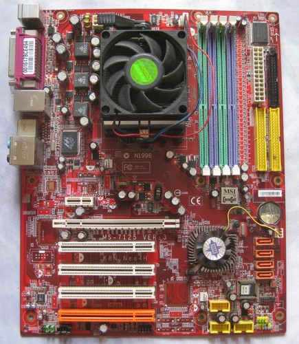 Msi 7125 k8n neo4 - con, cpu