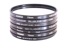 Lotto Filtri Fotografici UV/1A