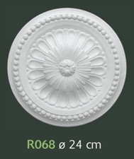 Rosone gesso bianco - gesso, per