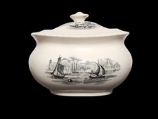 ANTIQUE ENGLISH SUGAR BOWL