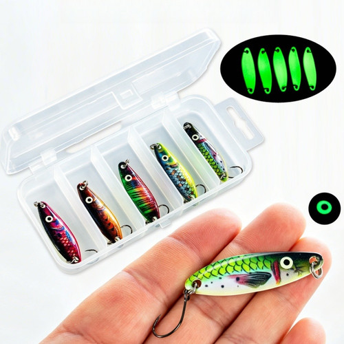 Esca pesca metallo a - da, in