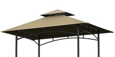 Gazebo Griglia Ricambio Tettoia Top, 5'x8' Top Doppio Livello Ricambio Tettoia