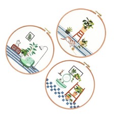  3 Sets Punch Needle Kit Craft