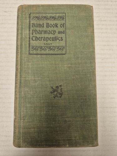 Lilly handbook pharmacy - of,