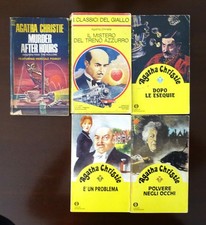 AGATHA  CHRISTIE - LOTTO DI 5 GIALLI - TITOLI ASSORTITI  - 648-