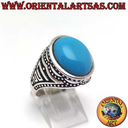 Anello argento 925 turchese - anello,
