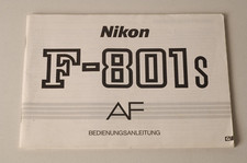 Nikon F-801s  Manuale Istruzioni Tedesco. (Originale)