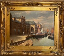 Dipinto olio su tela, XX secolo, Venezia, Giuseppe Viganò