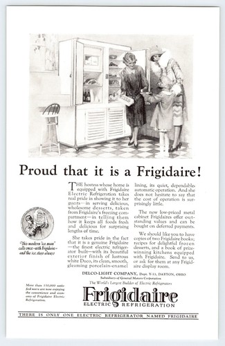 1926 frigorifero frigidaire - 1926,