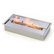 Bruciatore a Bioetanolo Liquido 1 litro in Acciaio Inox Fibra Ceramica Biocamino