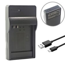 Caricabatteria USB per batteria NP-90 Exilim EX-100BK FH100 H10 H20G H20GBK H20GSR H15
