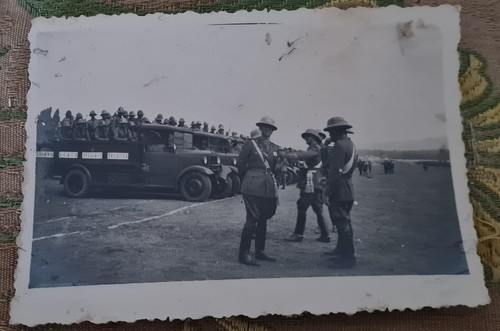 Camion con militari - con, foto