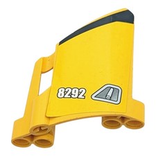 LEGO pannello giallo 44353pb17