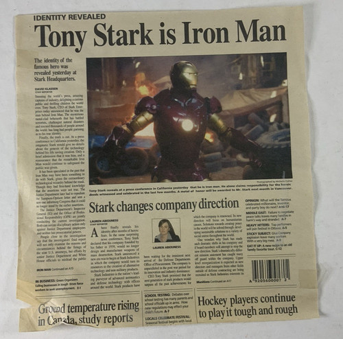 Schermo marvel iron man usato - marvel,