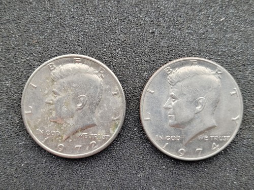 Monete 1972 1974 kennedy - e,
