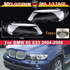 Coppia Vetro Diffusore Faro Per BMW X5 E53 2004-2006 Pre LCI
