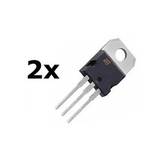 2x LM317T ST Microelectronics, regolatore di tensione, TO220