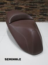 tappezzeria fodera marrone per sella Piaggio Beverly 125 300 2010 2015 4T IE RST