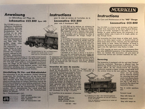 Marklin märklin ccs - marklin, 800
