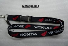 Cordino honda    Laccetto Portachiavi da Collo   50cm Sgancio Rapido nero