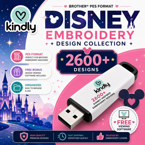 2600 brother disney ricamo - brother,