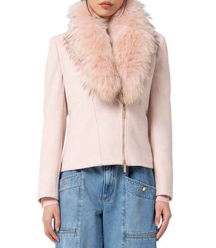 Cappotto donna rosa fracomina - rosa,