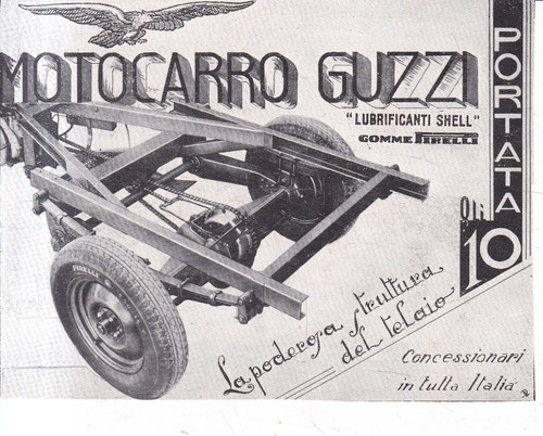 D1a motocarro guzzi - motocarro,