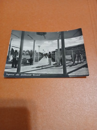 Cartolina 1953 lido - 1953, ostia