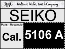 NOS [ 1X ] Seiko Cal. 5106A