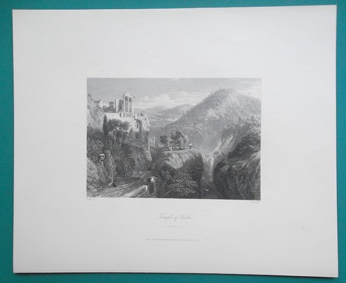 Italia tivoli tempio vesta - tivoli, di